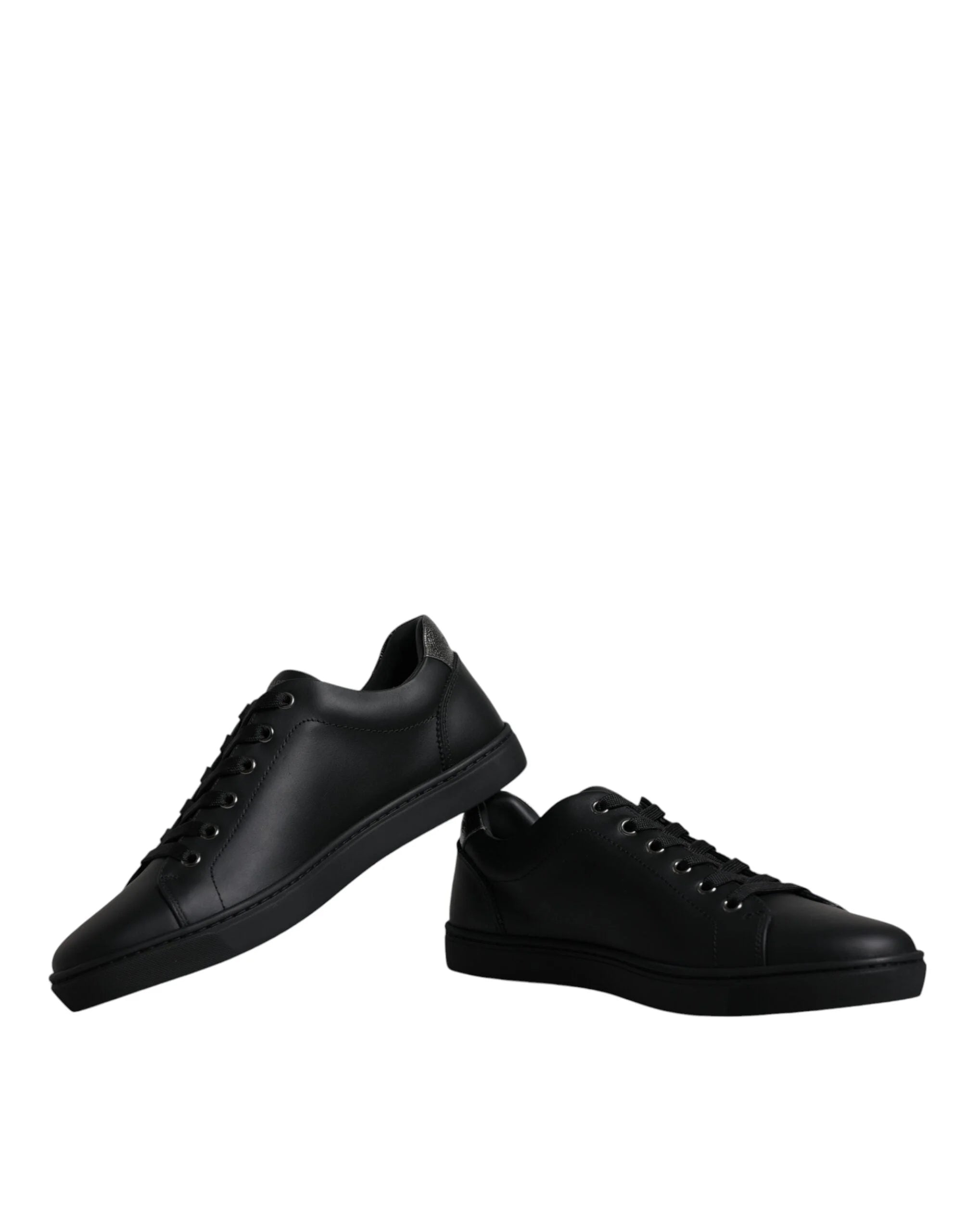Dolce & Gabbana Black London Sacred Heart Men Sneakers Shoes - Sneakers