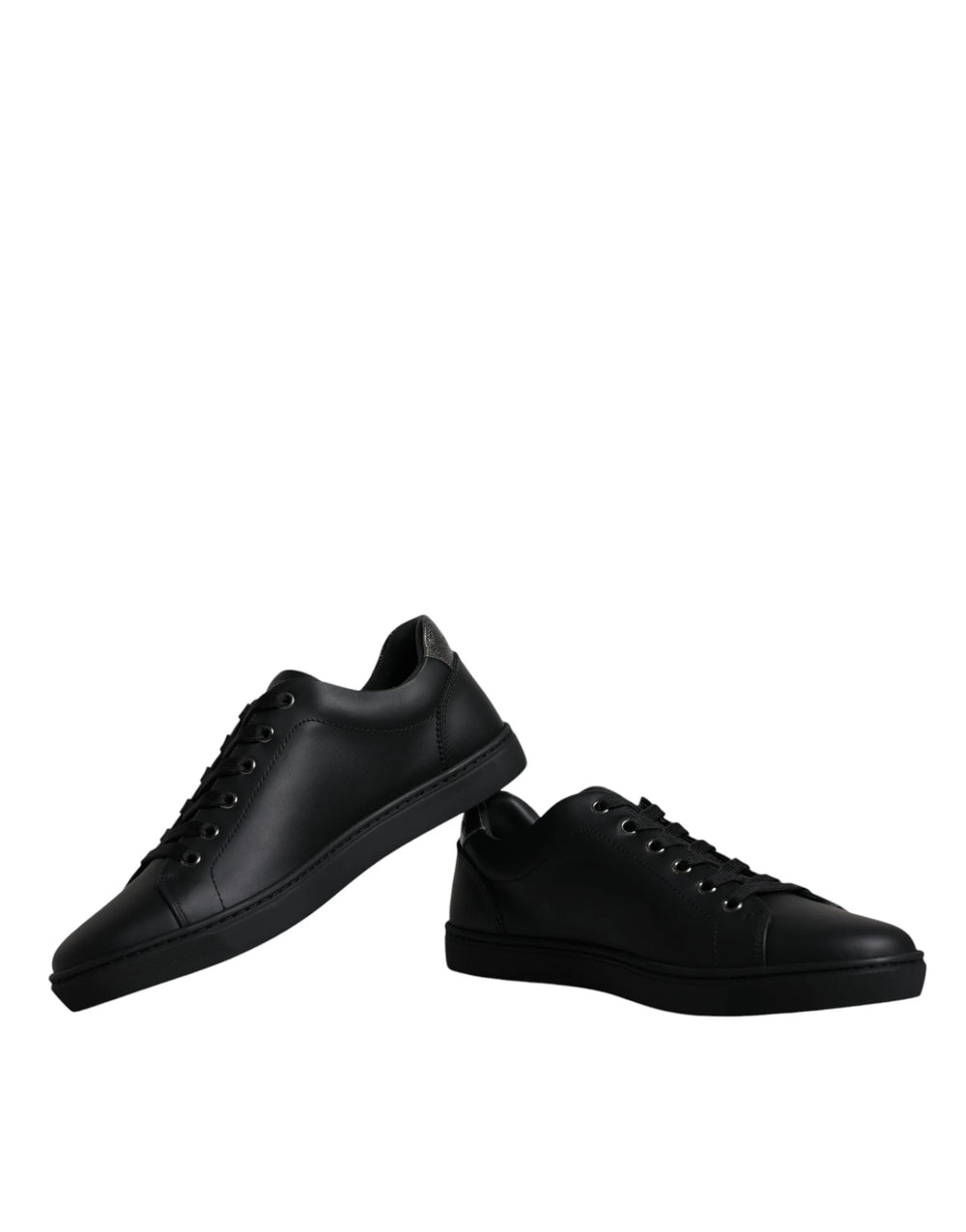 Dolce & Gabbana Black London Sacred Heart Men Sneakers Shoes - Sneakers