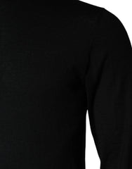 Dolce & Gabbana Black LongSleeve Turtleneck Pullover Sweater - IT48 | M - Sweaters