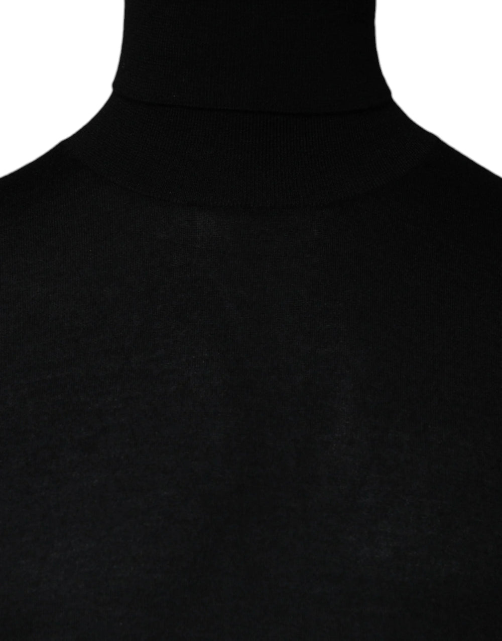 Dolce & Gabbana Black LongSleeve Turtleneck Pullover Sweater - IT48 | M - Sweaters