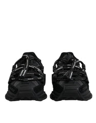 Dolce & Gabbana Black Low Top Space Lace Up Sneakers Shoes - EU39/US6 - Sneakers