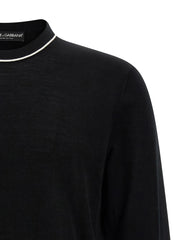 Dolce & Gabbana Black Marabou Cardigan
