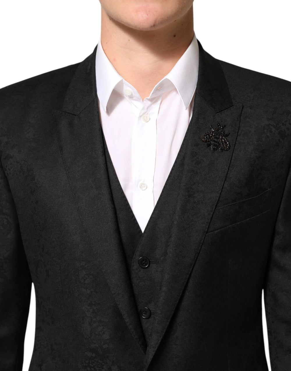 Dolce & Gabbana Black MARTINI 2 Buttons Suit 3 Piece Suit - IT50 | L - Suits