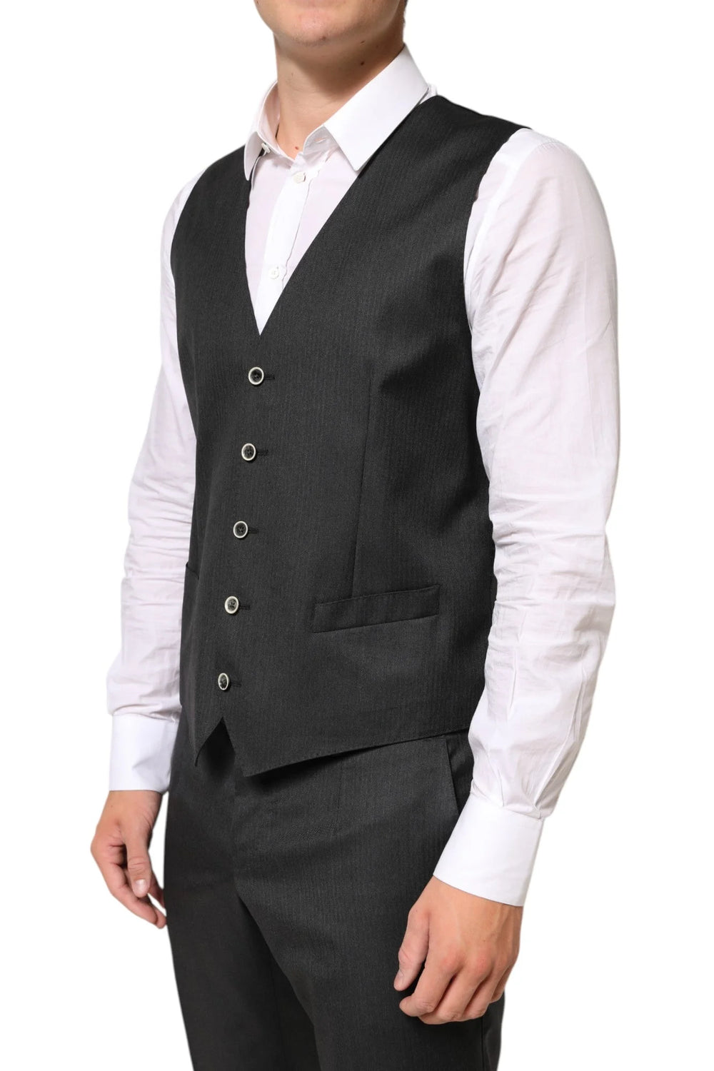 Dolce & Gabbana Black MARTINI 2 Buttons Suit 3 Piece Suit - IT50 | L - Suits