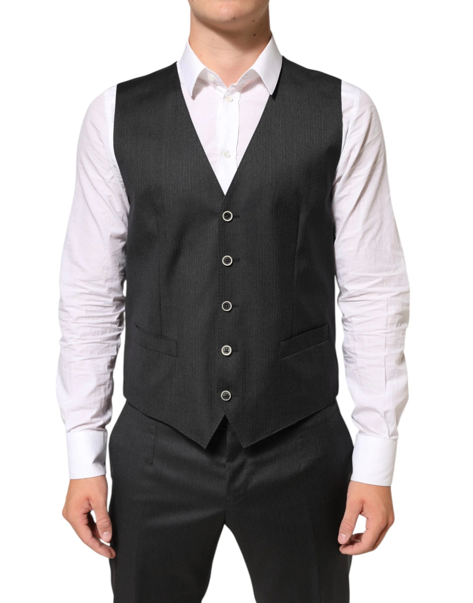 Dolce & Gabbana Black MARTINI 2 Buttons Suit 3 Piece Suit - IT50 | L - Suits