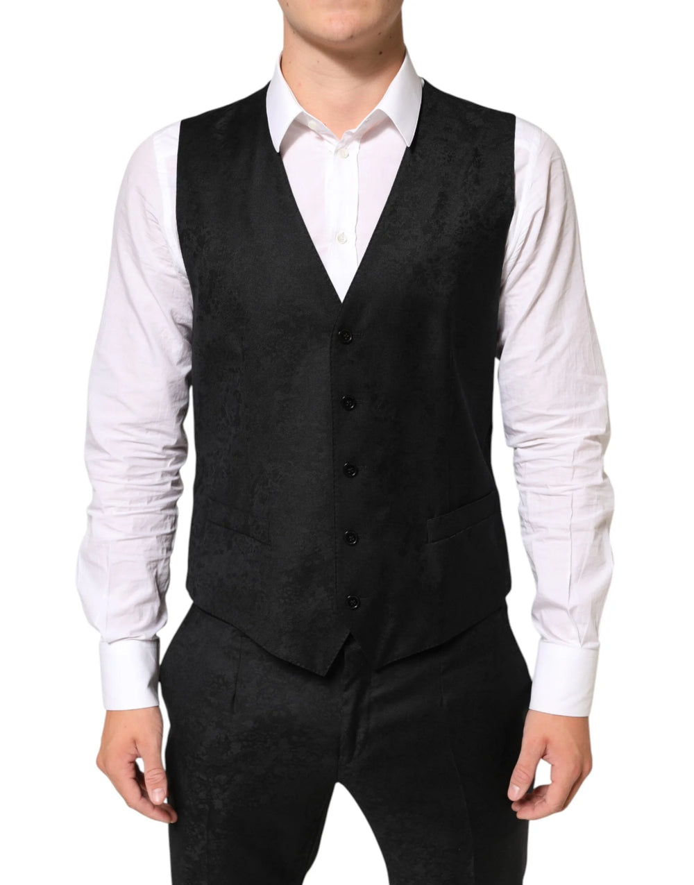 Dolce & Gabbana Black MARTINI 2 Buttons Suit 3 Piece Suit - IT50 | L - Suits