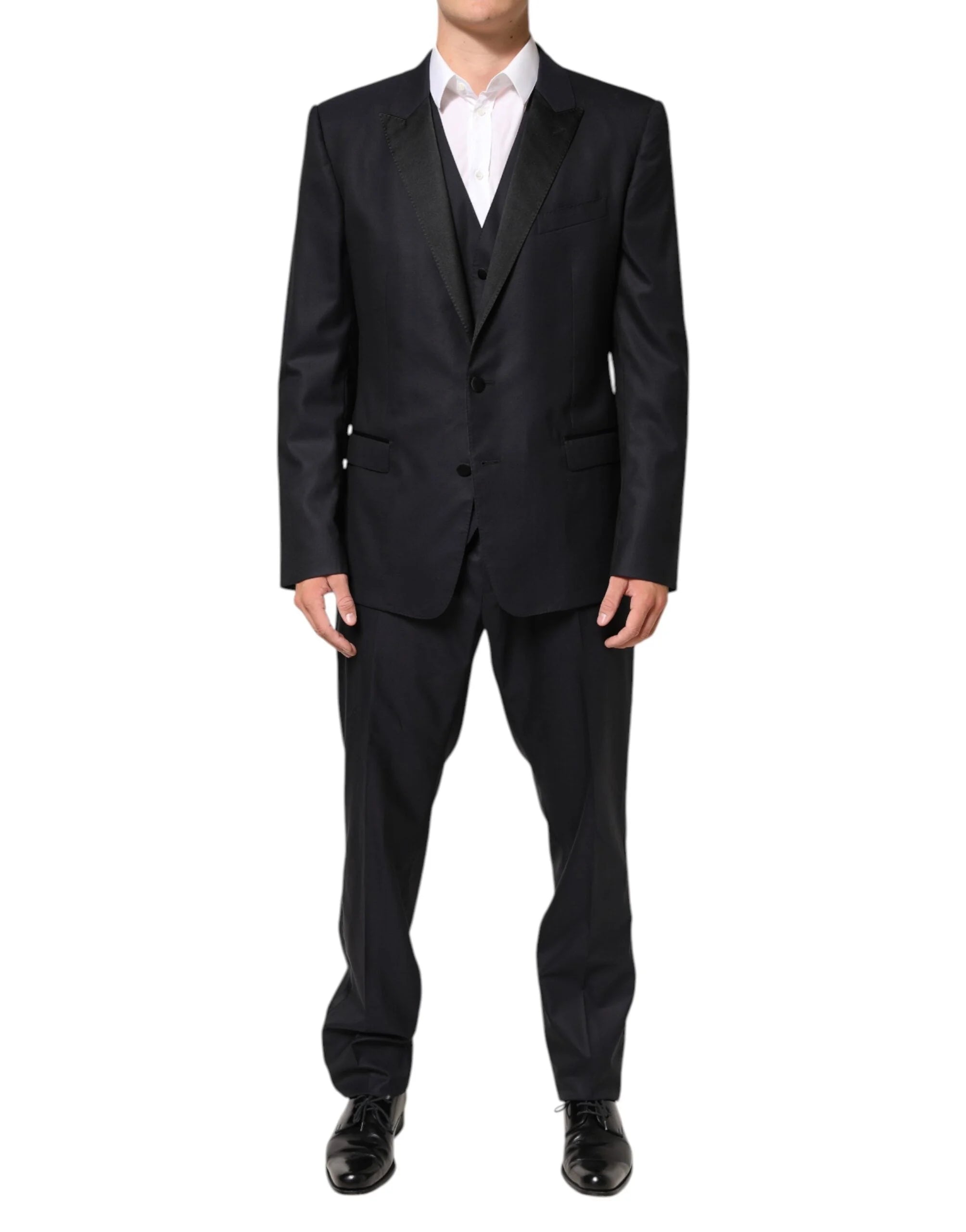 Dolce & Gabbana Black MARTINI 2 Buttons Suit 3 Piece Suit - Suits