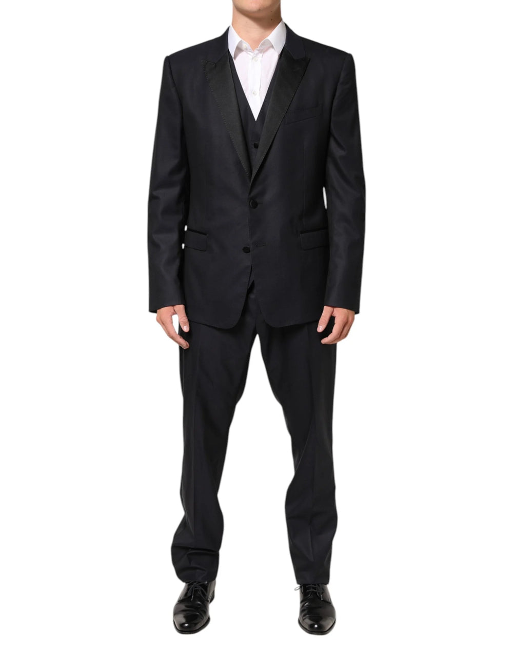 Dolce & Gabbana Black MARTINI 2 Buttons Suit 3 Piece Suit - Suits