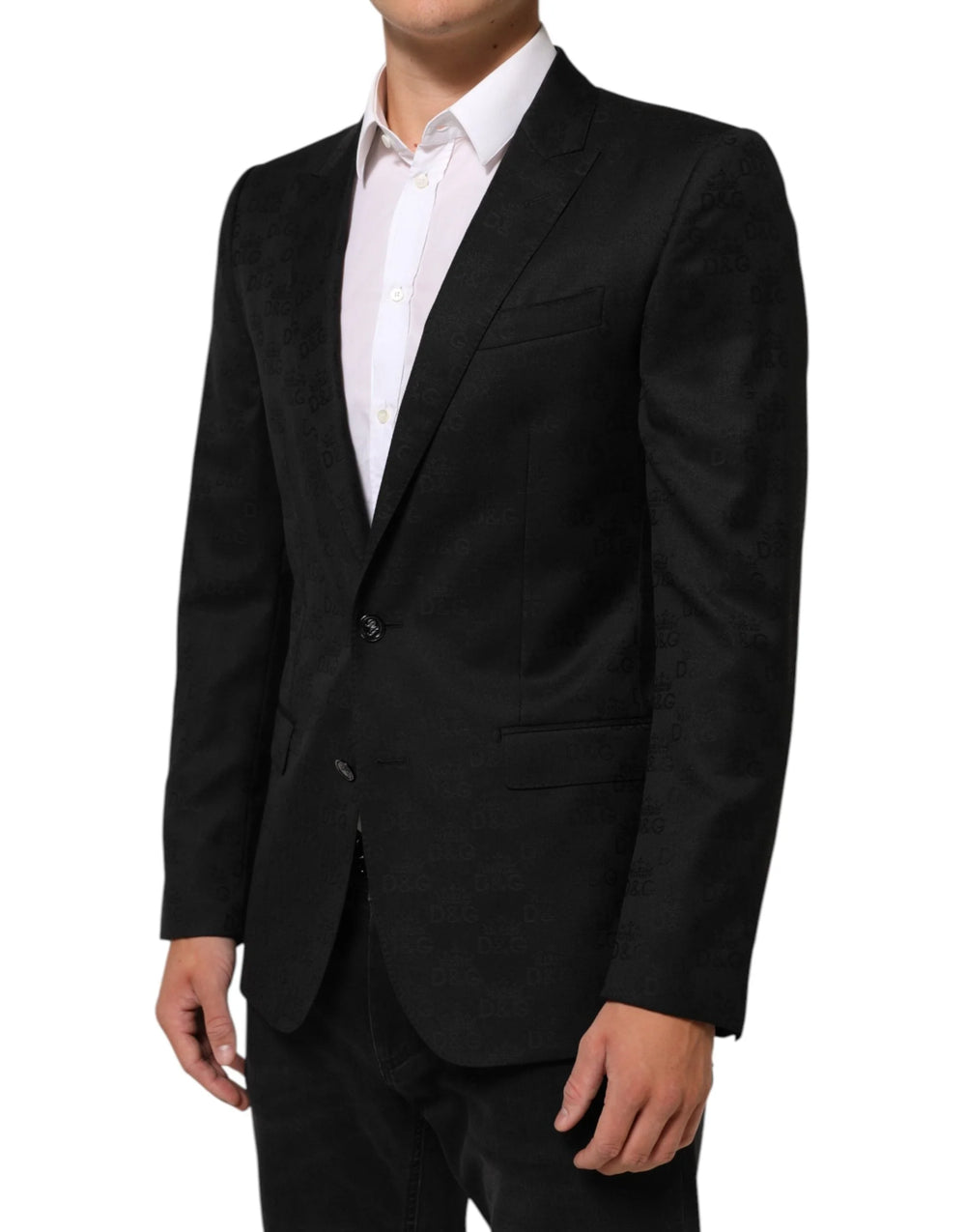 Dolce & Gabbana Black MARTINI 2 Buttons Suit Jacket Blazer - IT48 | M - Sport Jackets