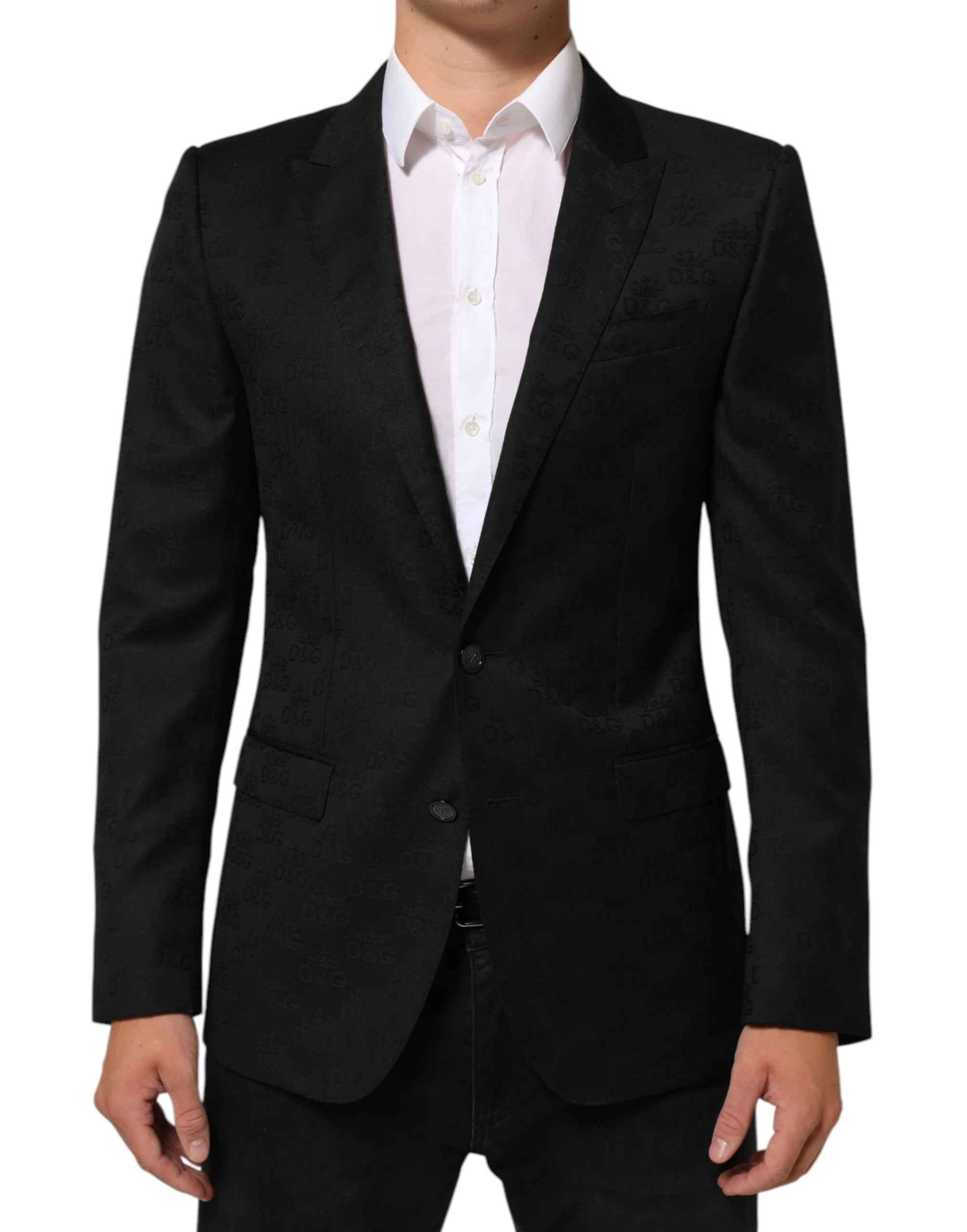 Dolce & Gabbana Black MARTINI 2 Buttons Suit Jacket Blazer - IT48 | M - Sport Jackets