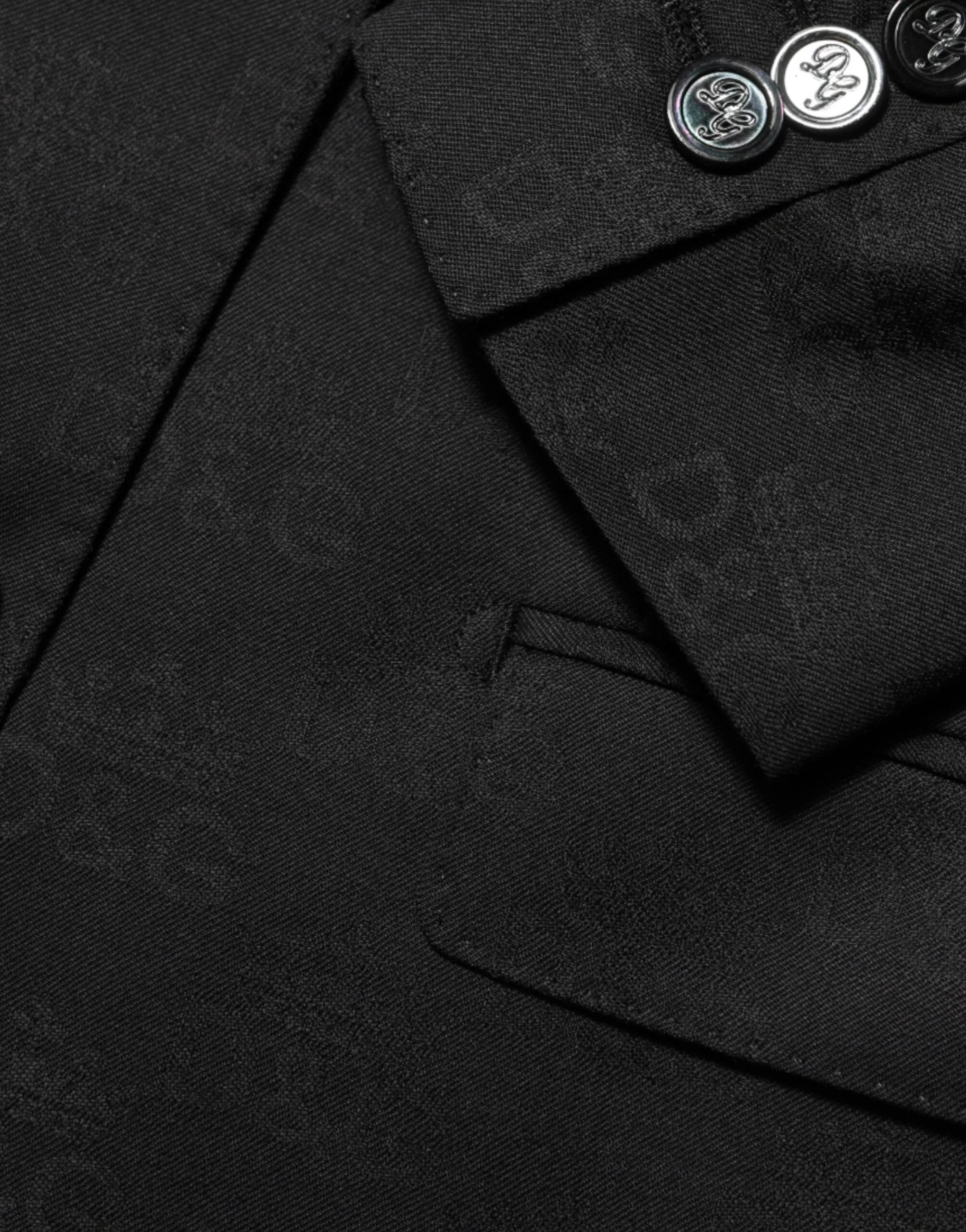 Dolce & Gabbana Black MARTINI 2 Buttons Suit Jacket Blazer - IT48 | M - Sport Jackets