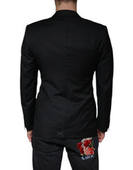 Dolce & Gabbana Black MARTINI Bee Single Breasted Blazer - IT46 | S - Sport Jackets