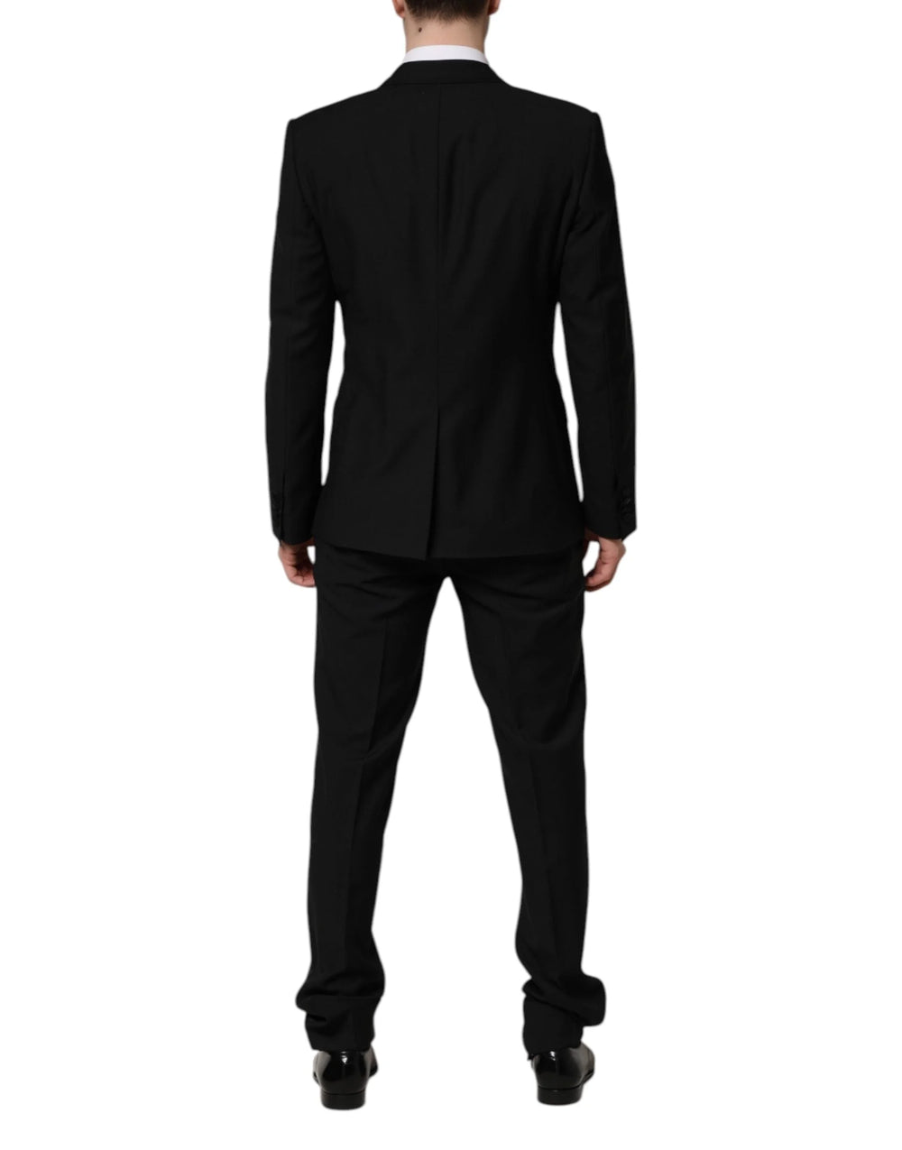 Dolce & Gabbana Black MARTINI Crystal Embellished 3 Pc Suit - IT50 | L - Tuxedos
