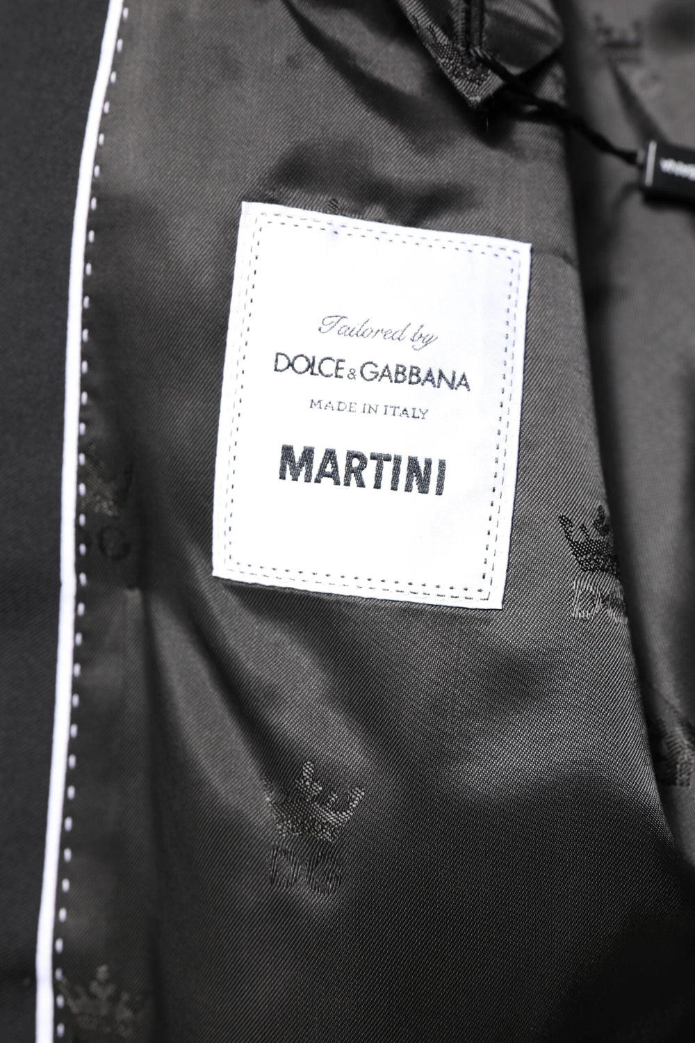 Dolce & Gabbana Black MARTINI Double Breasted Coat Blazer - IT44 | XS - Sport Jackets