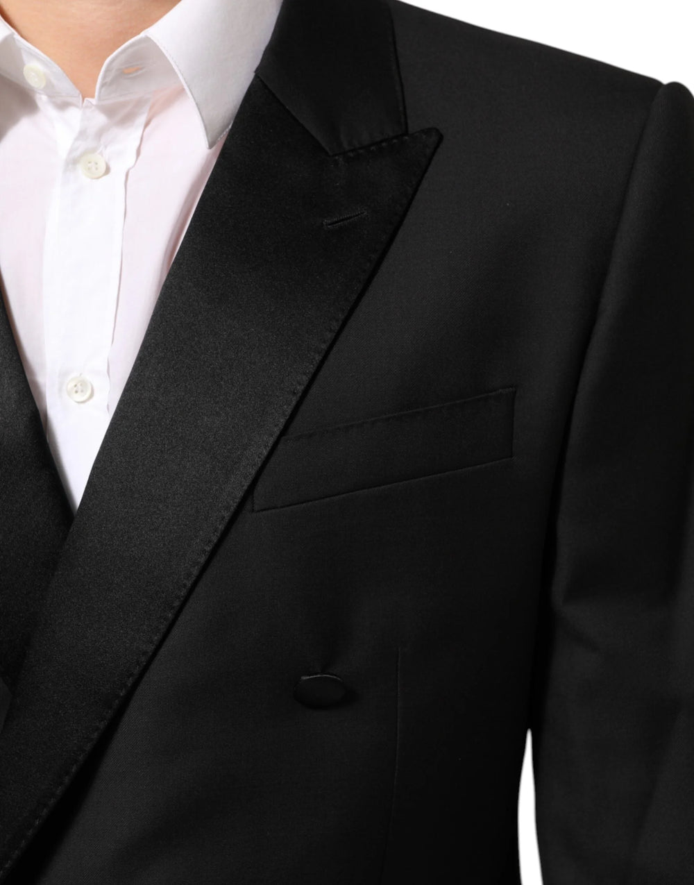 Dolce & Gabbana Black MARTINI Double-Breasted Suit Blazer - IT48 | M - Sport Jackets