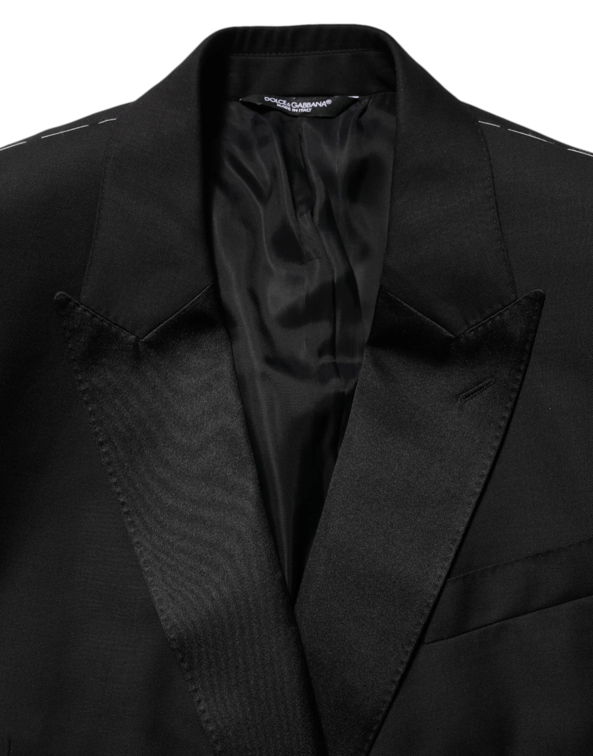 Dolce & Gabbana Black MARTINI Double-Breasted Suit Blazer - IT48 | M - Sport Jackets