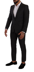 Dolce & Gabbana Black MARTINI Single Breasted 2 Piece Suit - IT46 | S - Pant Suits