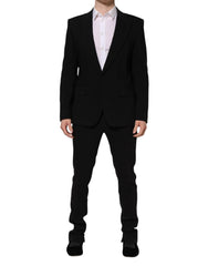 Dolce & Gabbana Black MARTINI Single Breasted 2 Piece Suit - IT52 | XL - Pant Suits