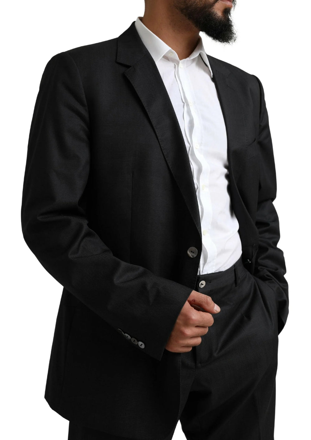 Dolce & Gabbana Black MARTINI Single Breasted 2 Piece Suit - IT58 | XXL - Suits