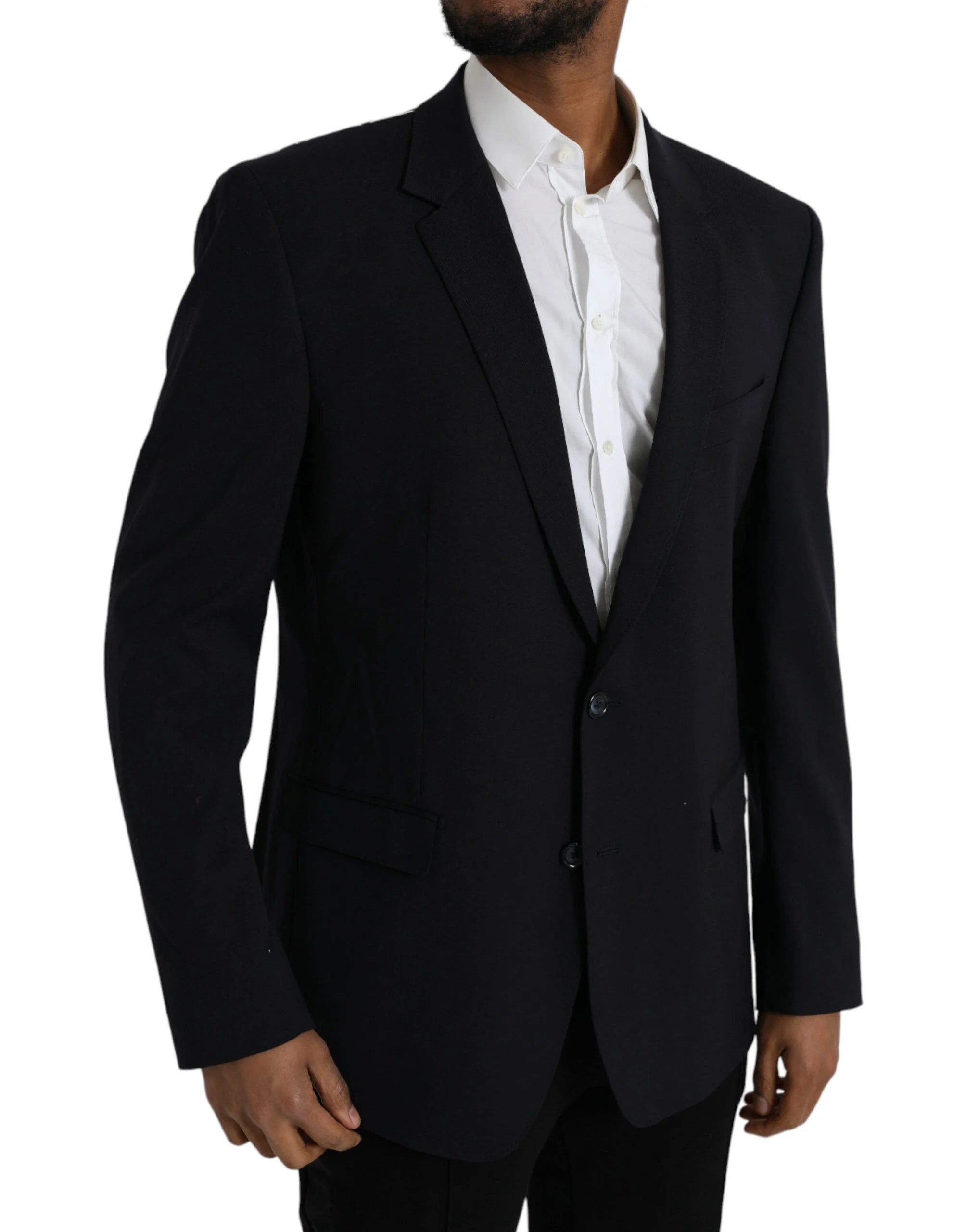 Dolce & Gabbana Black MARTINI Single Breasted Coat Blazer - IT54 | XL - Sport Jackets