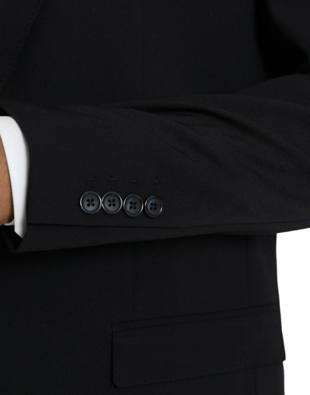 Dolce & Gabbana Black MARTINI Single Breasted Coat Blazer - IT54 | XL - Sport Jackets