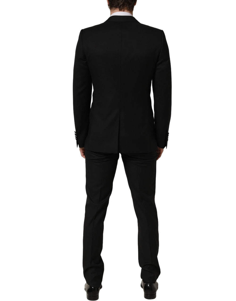 Dolce & Gabbana Black MARTINI Slim Fit Formal 3 Piece Suit - IT48 | M