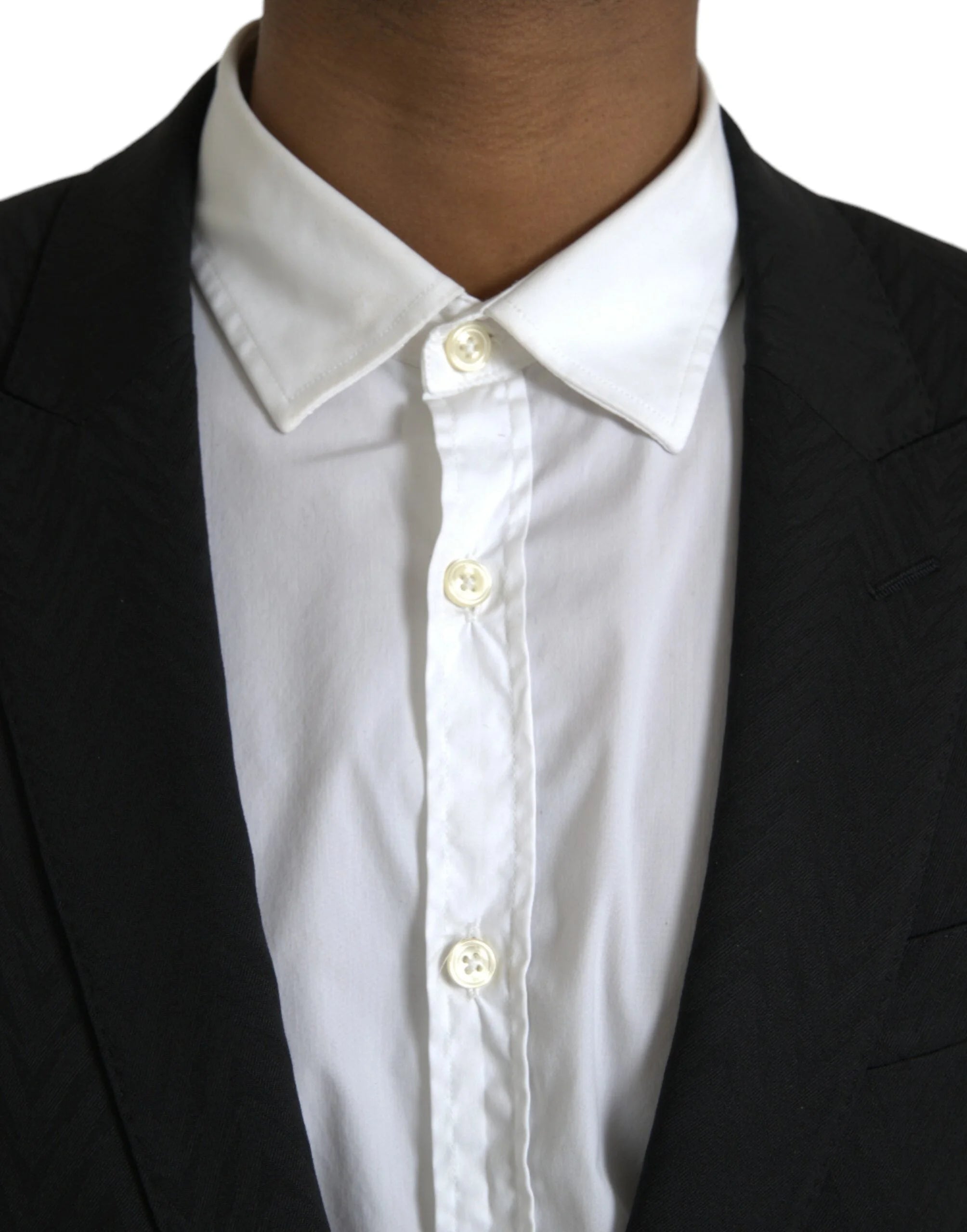 Dolce & Gabbana Black MARTINI Slim Fit Jacket Coat Blazer - IT48 | M - Sport Jackets