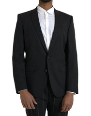 Dolce & Gabbana Black MARTINI Slim Fit Jacket Coat Blazer - IT48 | M - Sport Jackets