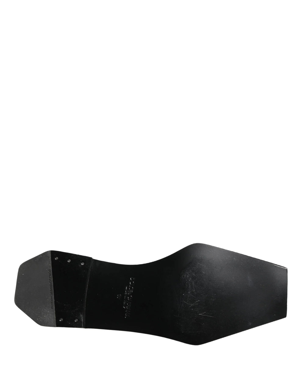 Dolce & Gabbana Black Matte Lace-Up Leather Dress Derby Shoes