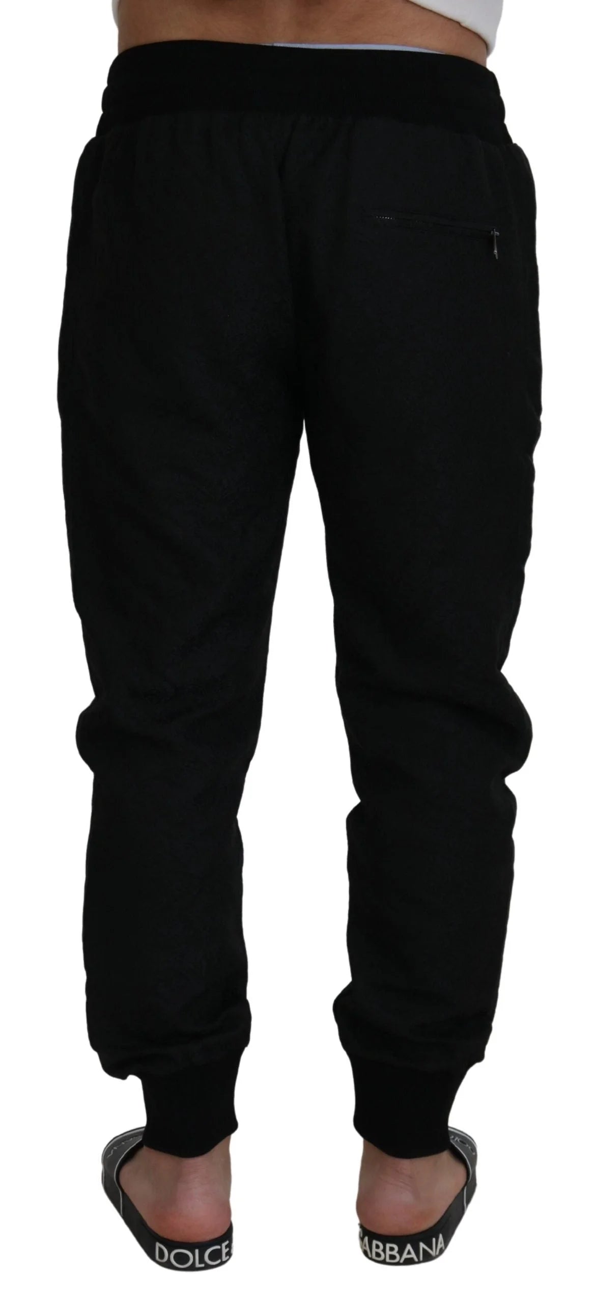 Dolce & Gabbana Black Men Casual Jogger Pants - IT52 | L - Joggers