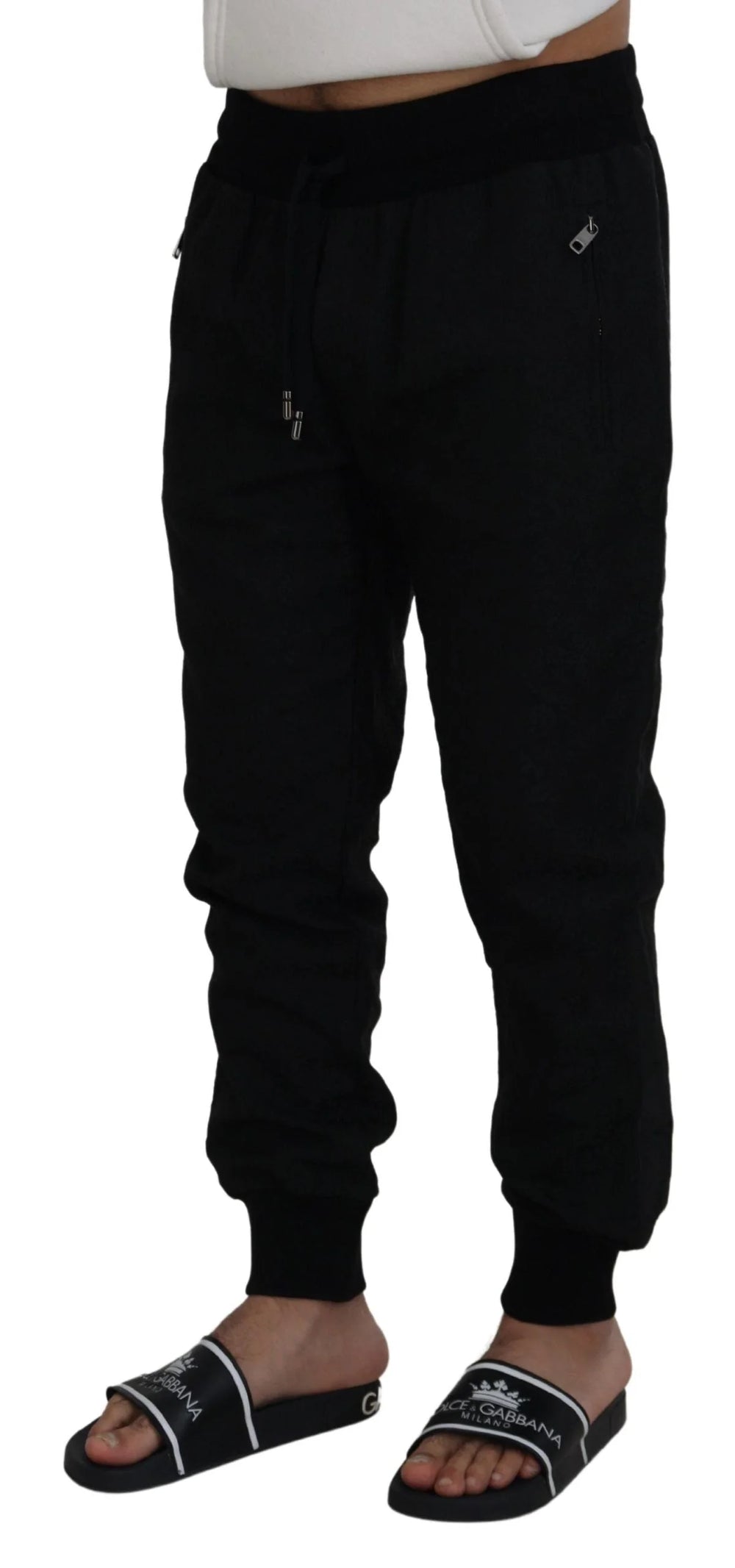 Dolce & Gabbana Black Men Casual Jogger Pants - IT52 | L - Joggers
