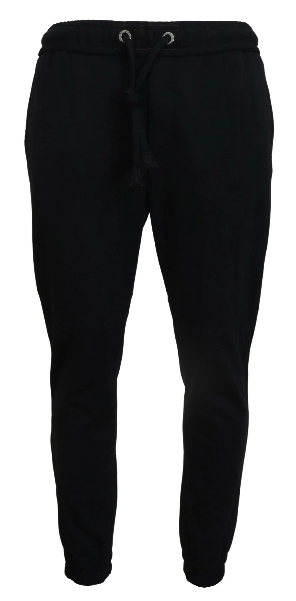 Dolce & Gabbana Black Mens Sport Wool Sweatpants Pants - Sweatpants