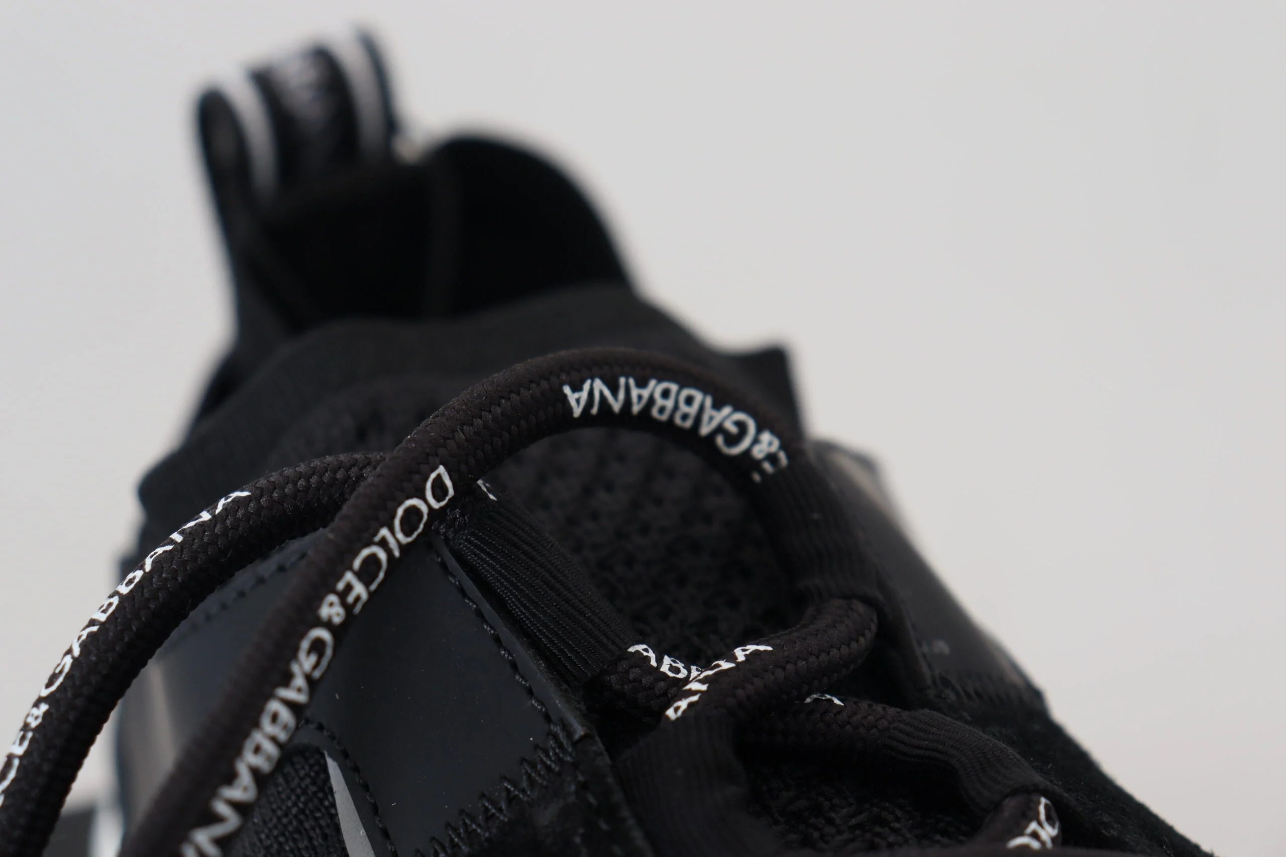 Dolce & Gabbana Black Mesh Sorrento Trekking Sneakers Shoes - EU35.5/US5 - Sneakers