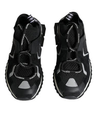 Dolce & Gabbana Black Mesh Sorrento Trekking Sneakers Shoes - EU37/US7 - Sneakers