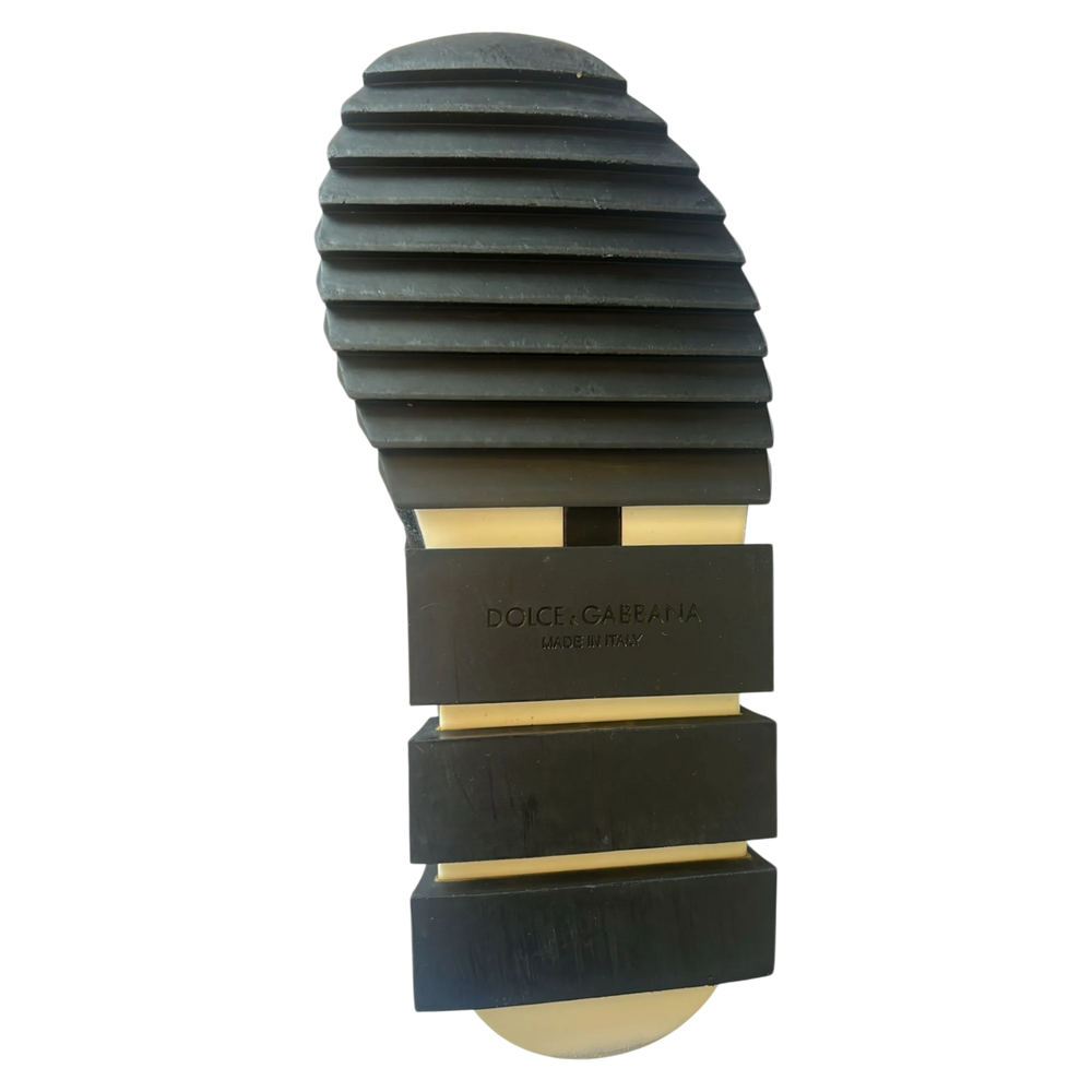 Dolce & Gabbana Black Mesh Sorrento Trekking Sneakers Shoes - EU38.5/US8