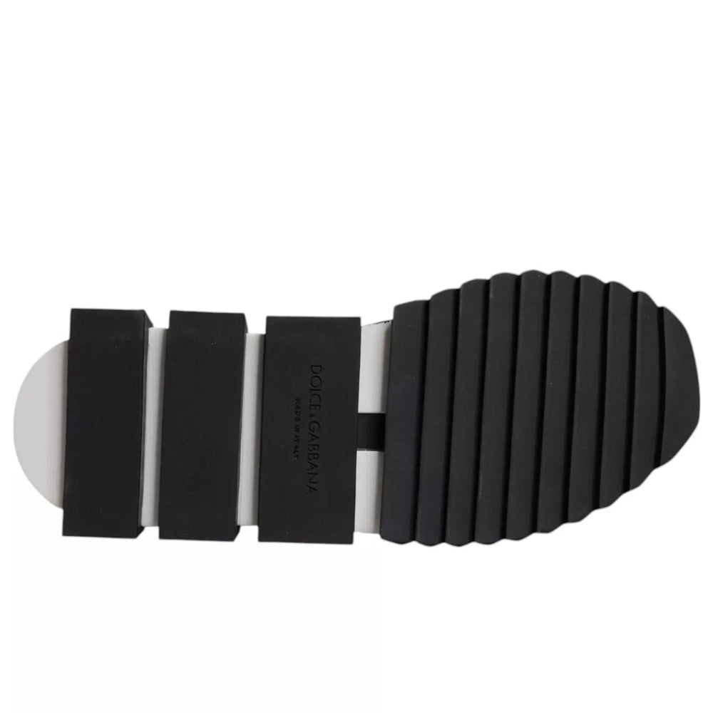 Dolce & Gabbana Black Mesh Sorrento Trekking Sneakers Shoes - EU38.5/US8