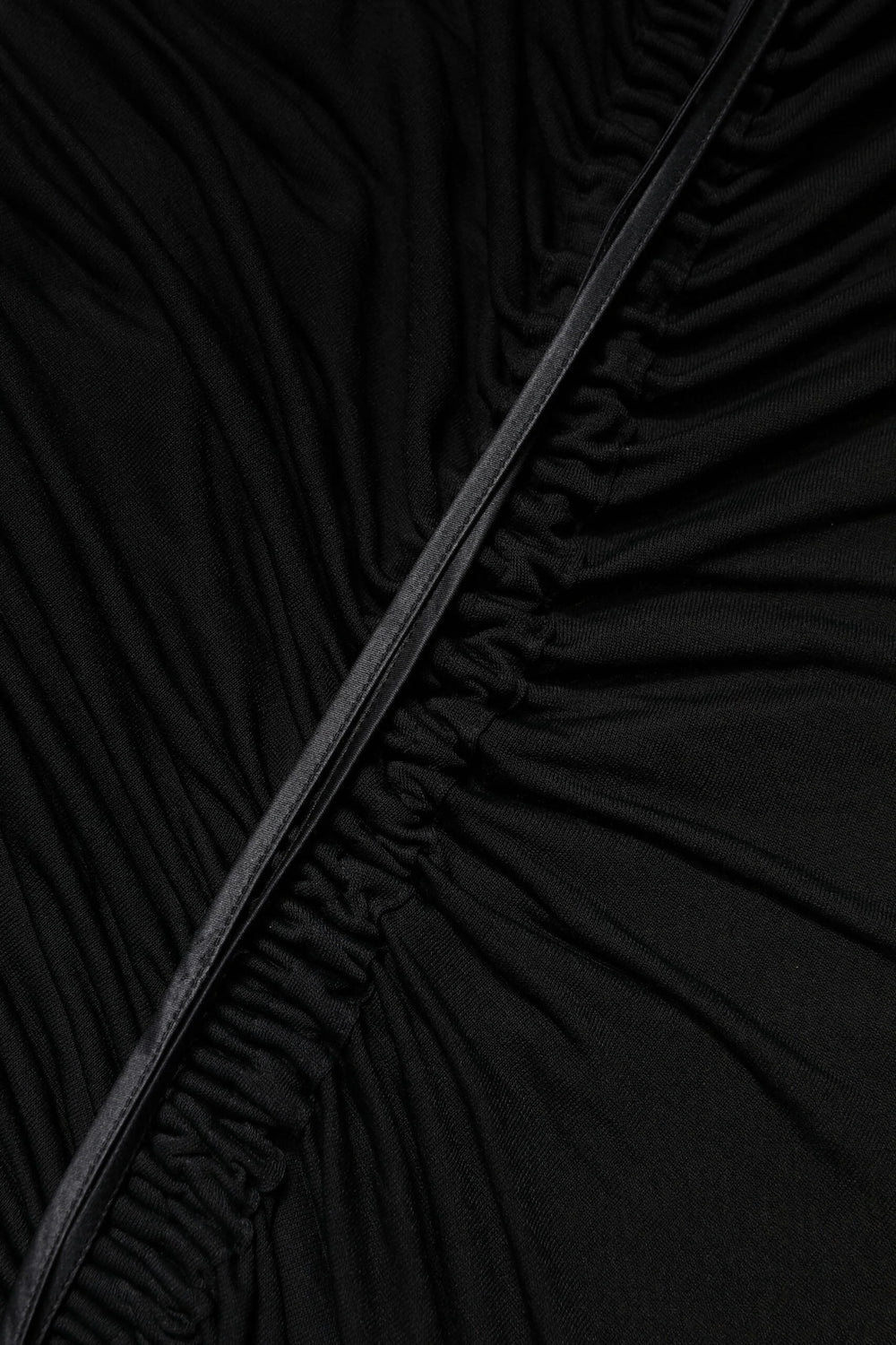 Dolce & Gabbana Black Mesh Trim Bodycon Long Sheath Dress - IT42|M - Dresses