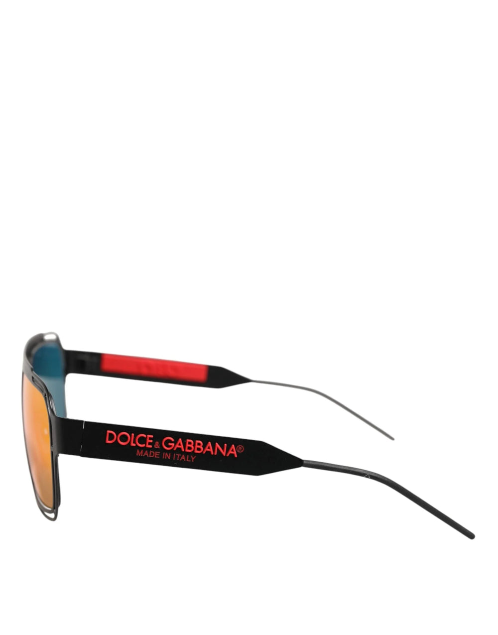 Dolce & Gabbana Black Metal Pilot Frame Shades Eyewear Sunglasses - Sunglasses