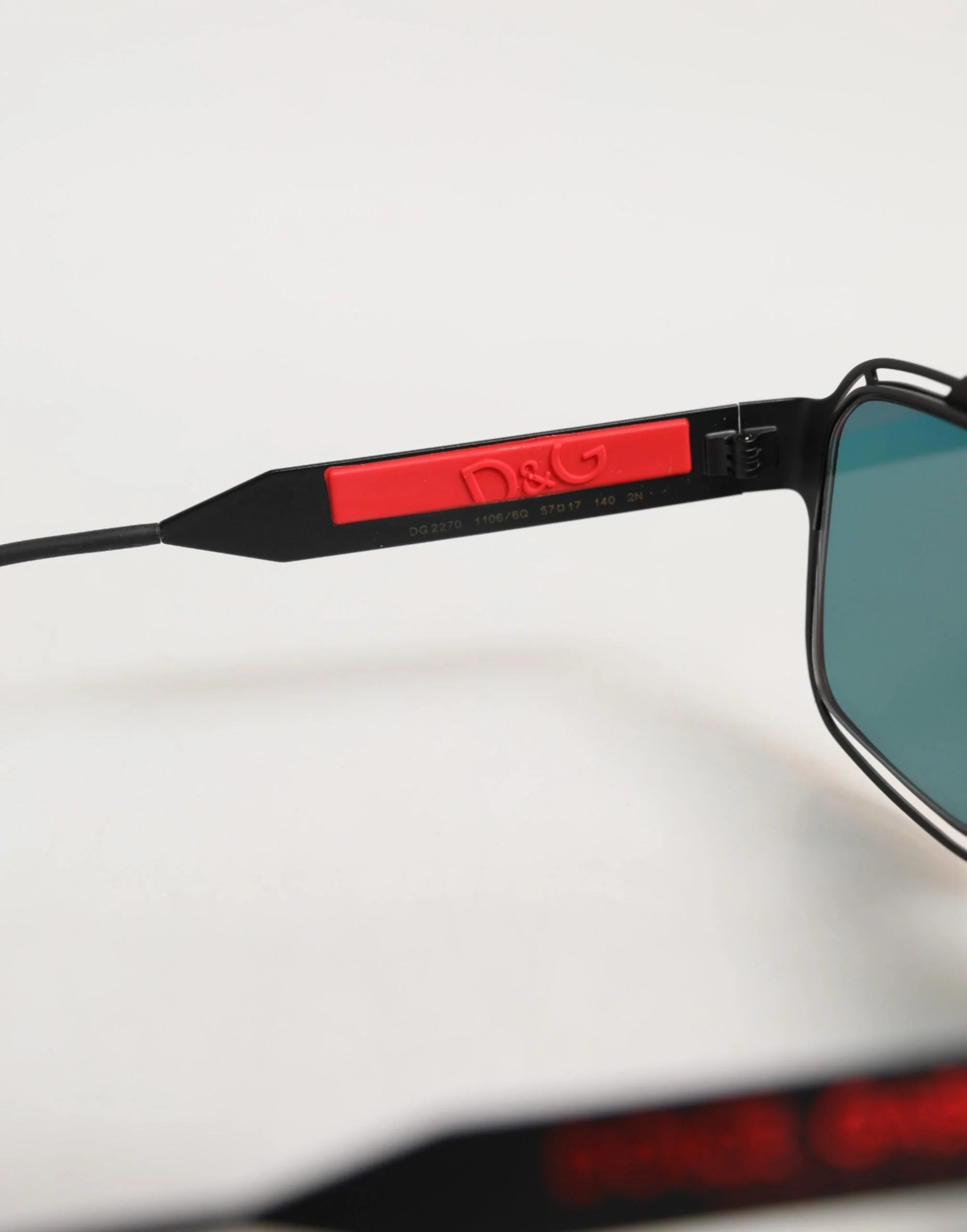 Dolce & Gabbana Black Metal Pilot Frame Shades Eyewear Sunglasses - Sunglasses