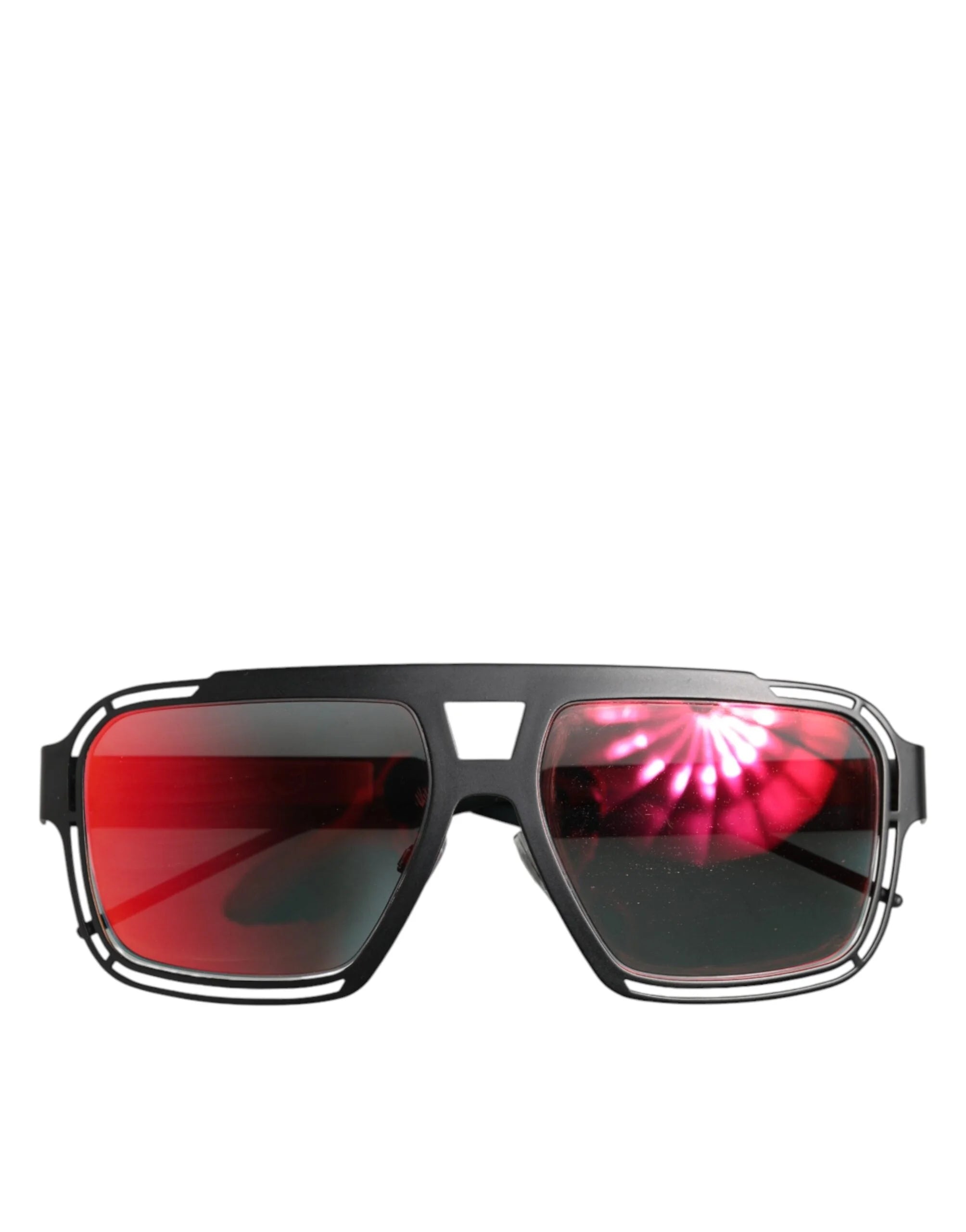 Dolce & Gabbana Black Metal Pilot Frame Shades Eyewear Sunglasses - Sunglasses