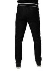 Dolce & Gabbana Black Mid Waist Jogger Men Sweatpants Pants - IT44 | XS - Joggers