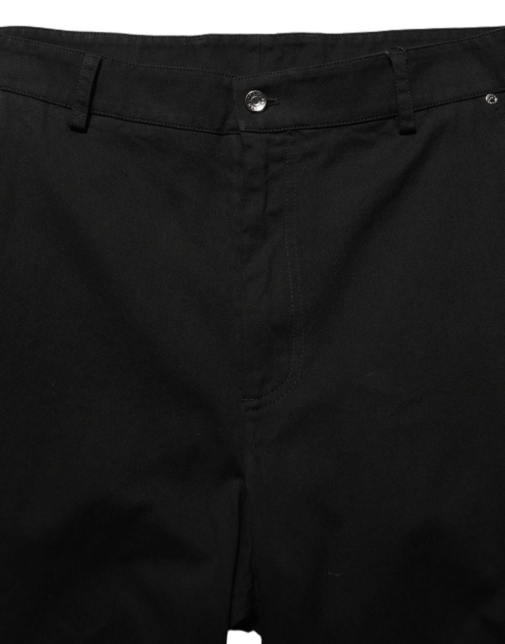 Dolce & Gabbana Black Mid Waist Straight Men Trouser Pants - IT58 | XXL