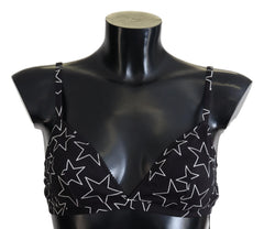 Dolce & Gabbana Black Millennials Star Non Wire Cotton Bra Underwear - IT3 | M - Bras