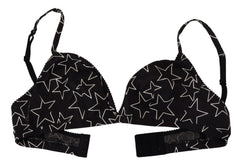 Dolce & Gabbana Black Millennials Star Non Wire Cotton Bra Underwear - IT3 | M - Bras