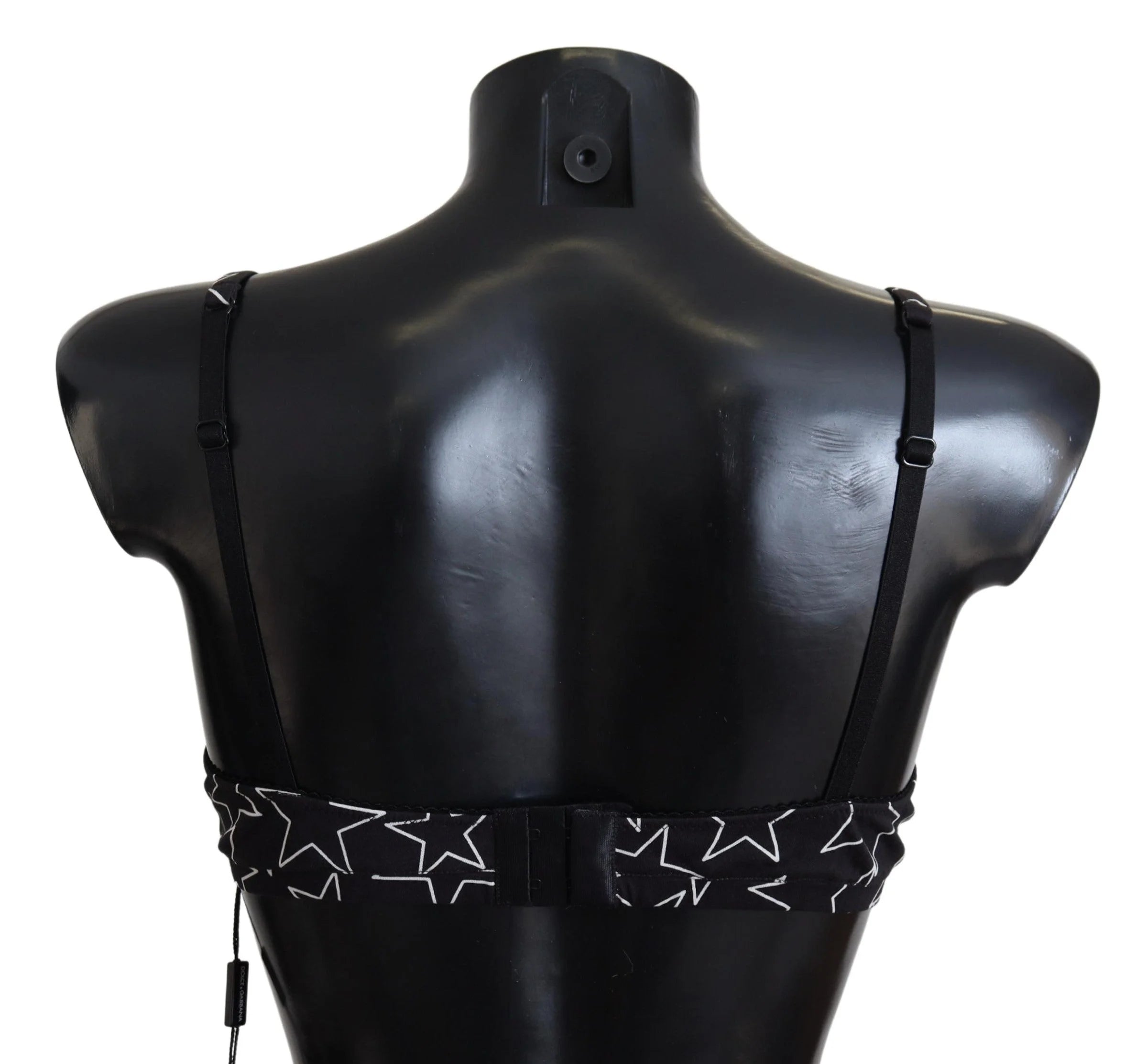 Dolce & Gabbana Black Millennials Star Non Wire Cotton Bra Underwear - IT3 | M - Bras
