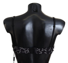 Dolce & Gabbana Black Millennials Star Non Wire Cotton Bra Underwear - IT3 | M - Bras