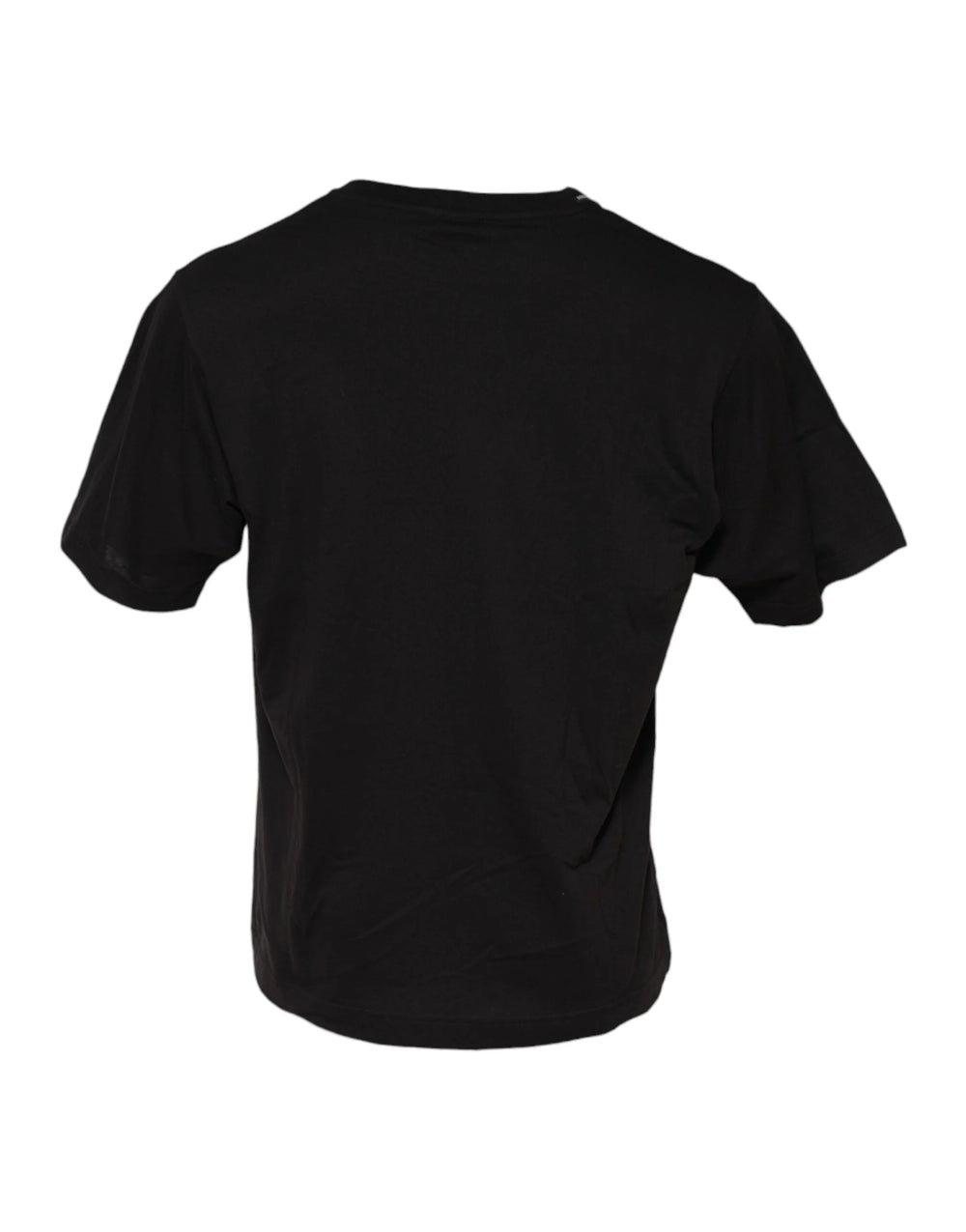 Dolce & Gabbana Black Minimalist Cotton Crew Neck T-shirt - IT48 | M - T-Shirts