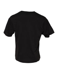 Dolce & Gabbana Black Minimalist Cotton Crew Neck T-shirt - IT48 | M - T-Shirts