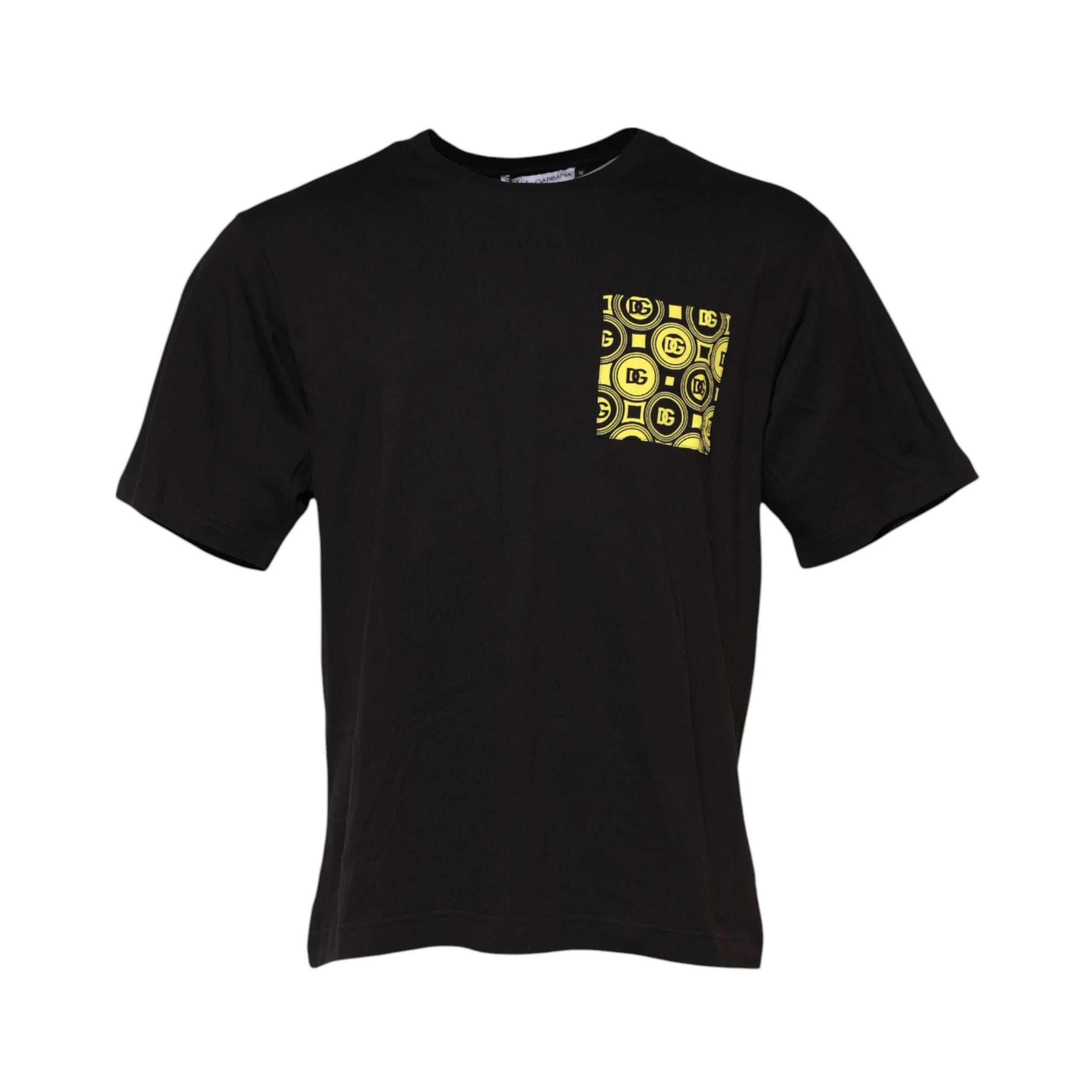 Dolce & Gabbana Black Minimalist Cotton Crew Neck T-shirt - IT48 | M - T-Shirts