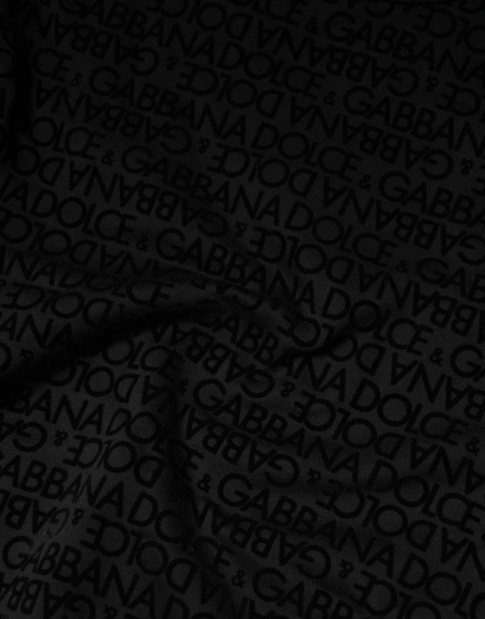 Dolce & Gabbana Black Monogram Crew Neck Sweatshirt Sweater